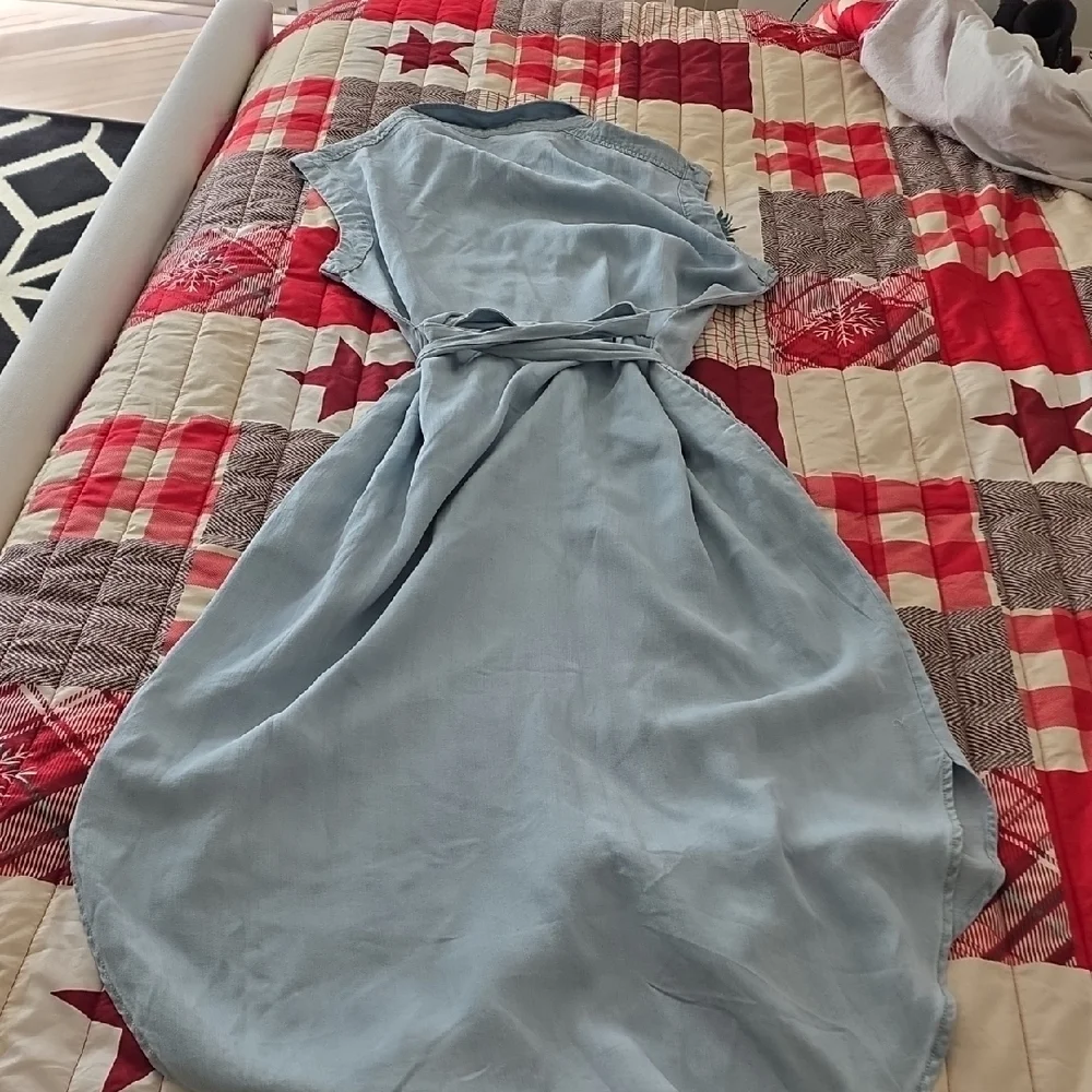 Thread & Supply Sky Blue Midi Dress - Picture 9 of 9